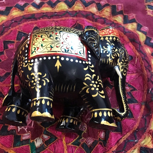 Other - Hand made wooden elephant